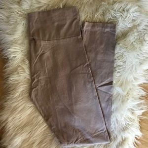 Forever 21 High Waisted Beige leggings Size L